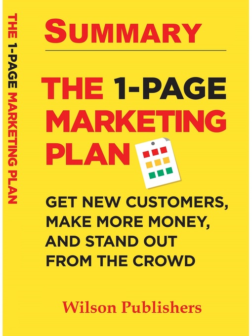 Title details for The 1 by Wilson Publishers - Available